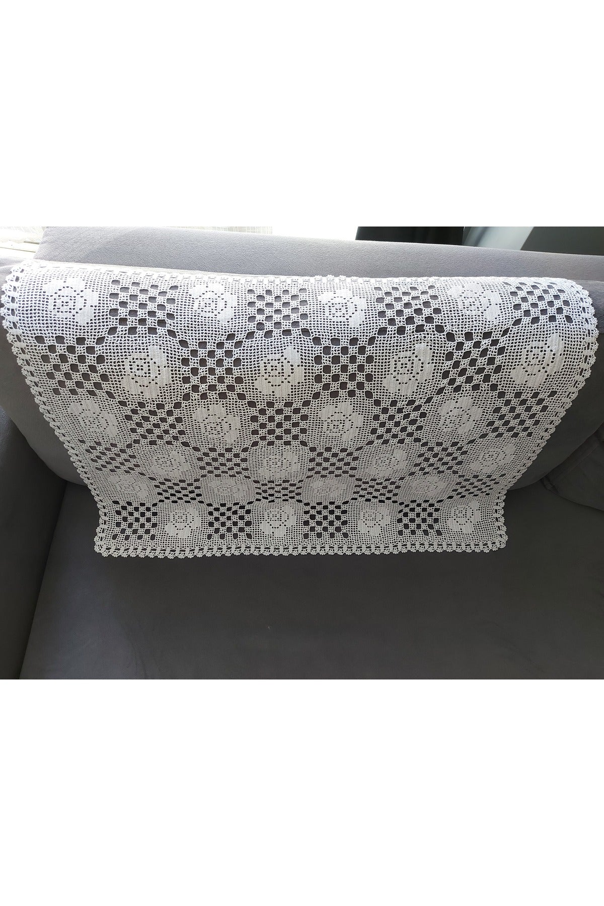 GÜLLÜ DANTEL ŞİFONYER- MASA ÖRTÜSÜ- ÇEYİZ