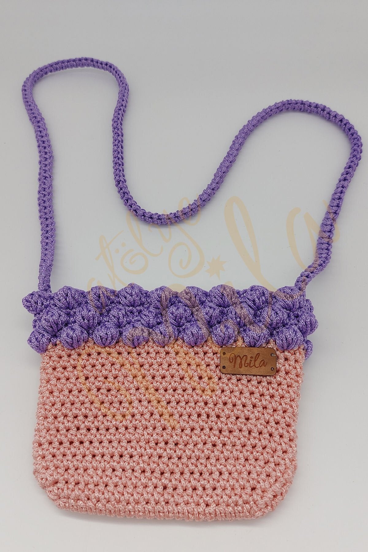 Pembe - Mor Çocuk Çantası