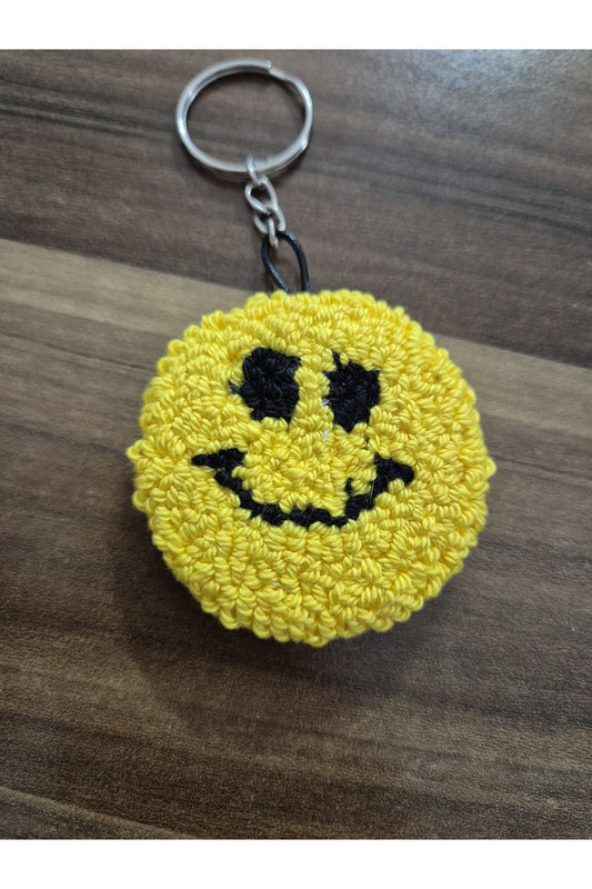 SARI GÜLEN YÜZ PUNCH ANAHTARLIK