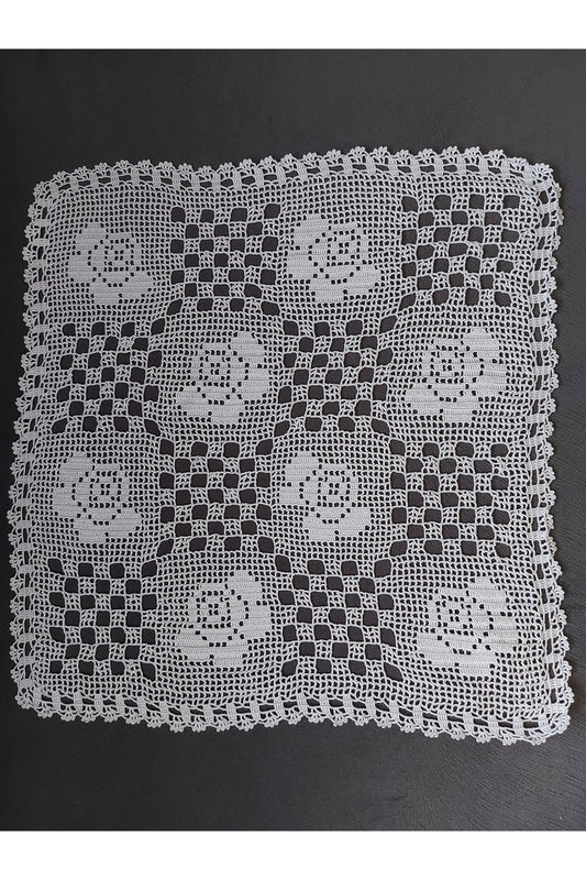 GÜLLÜ DANTEL ÖRTÜ- ÇEYİZ