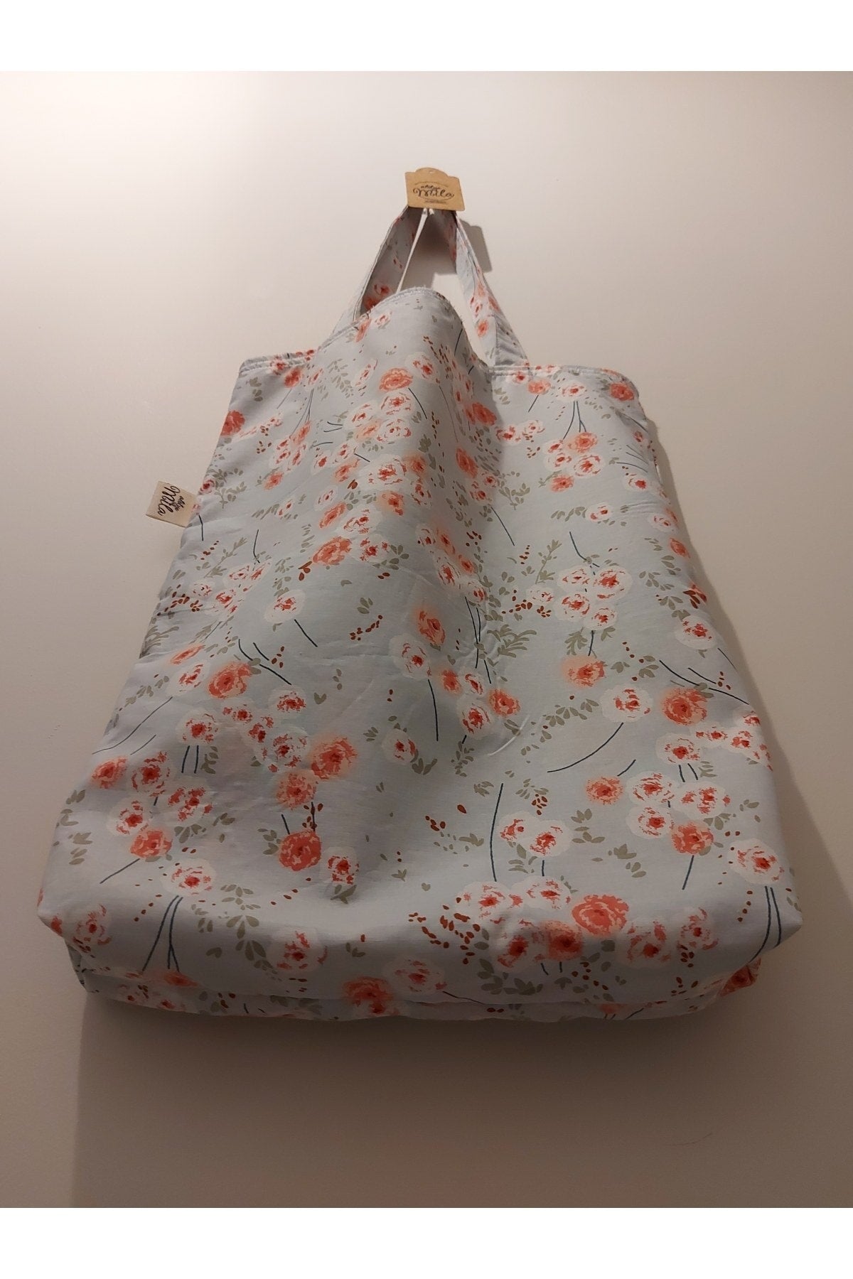 Bahar Dalı Kumaş Omuz Çantası