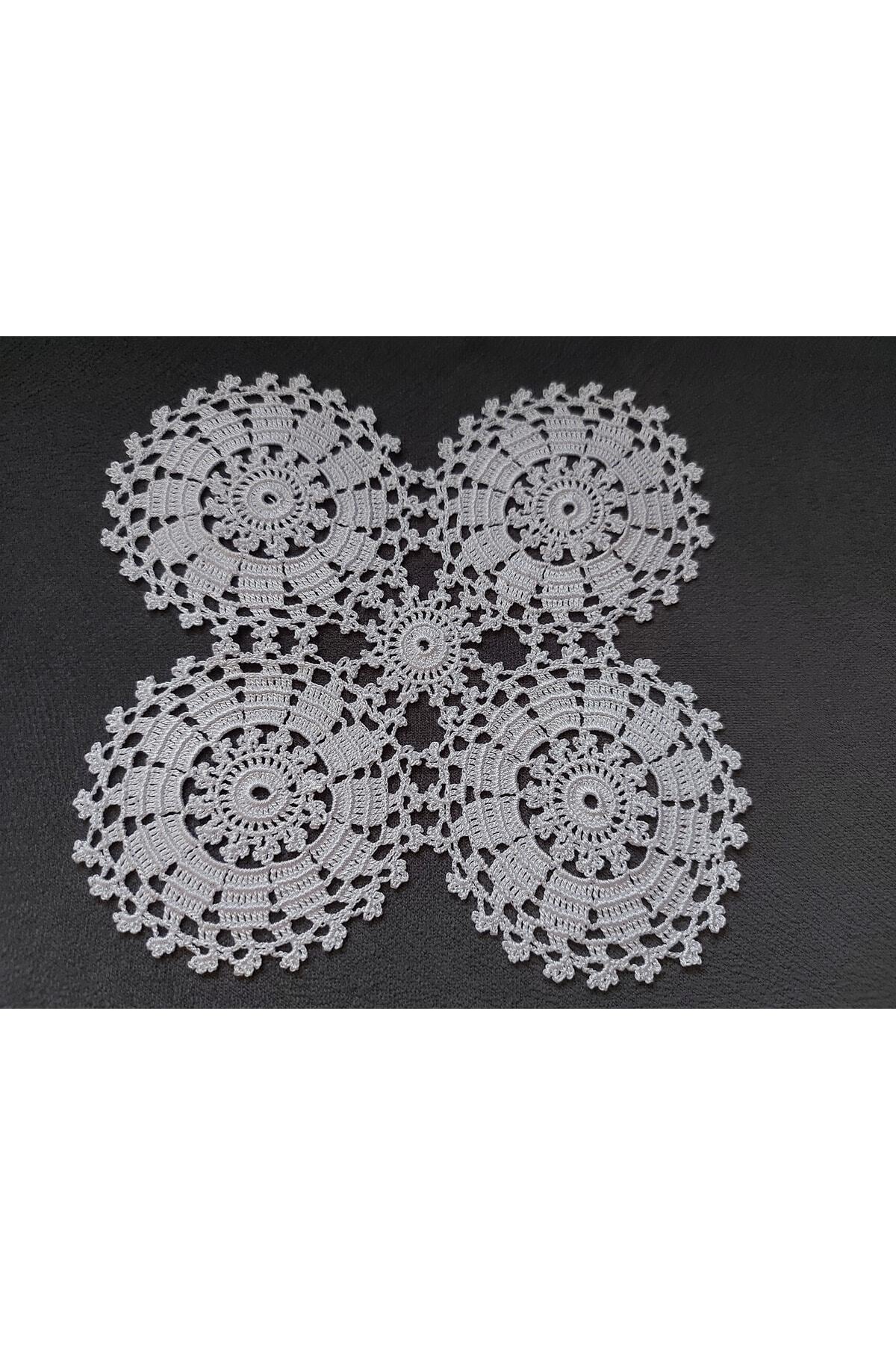 DÖRTLÜ YUVARLAK DANTEL PEÇETE- ÇEYİZLİK