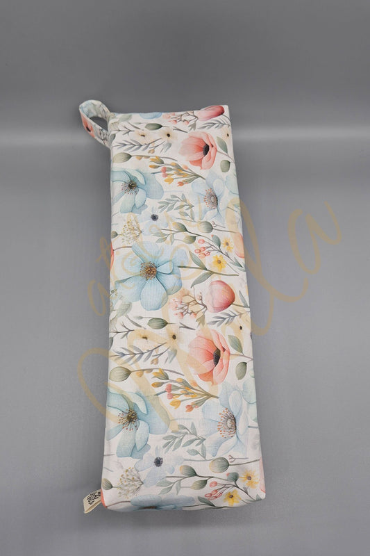 Pastel Renk Çiçekler XL Düzenleyici Çanta