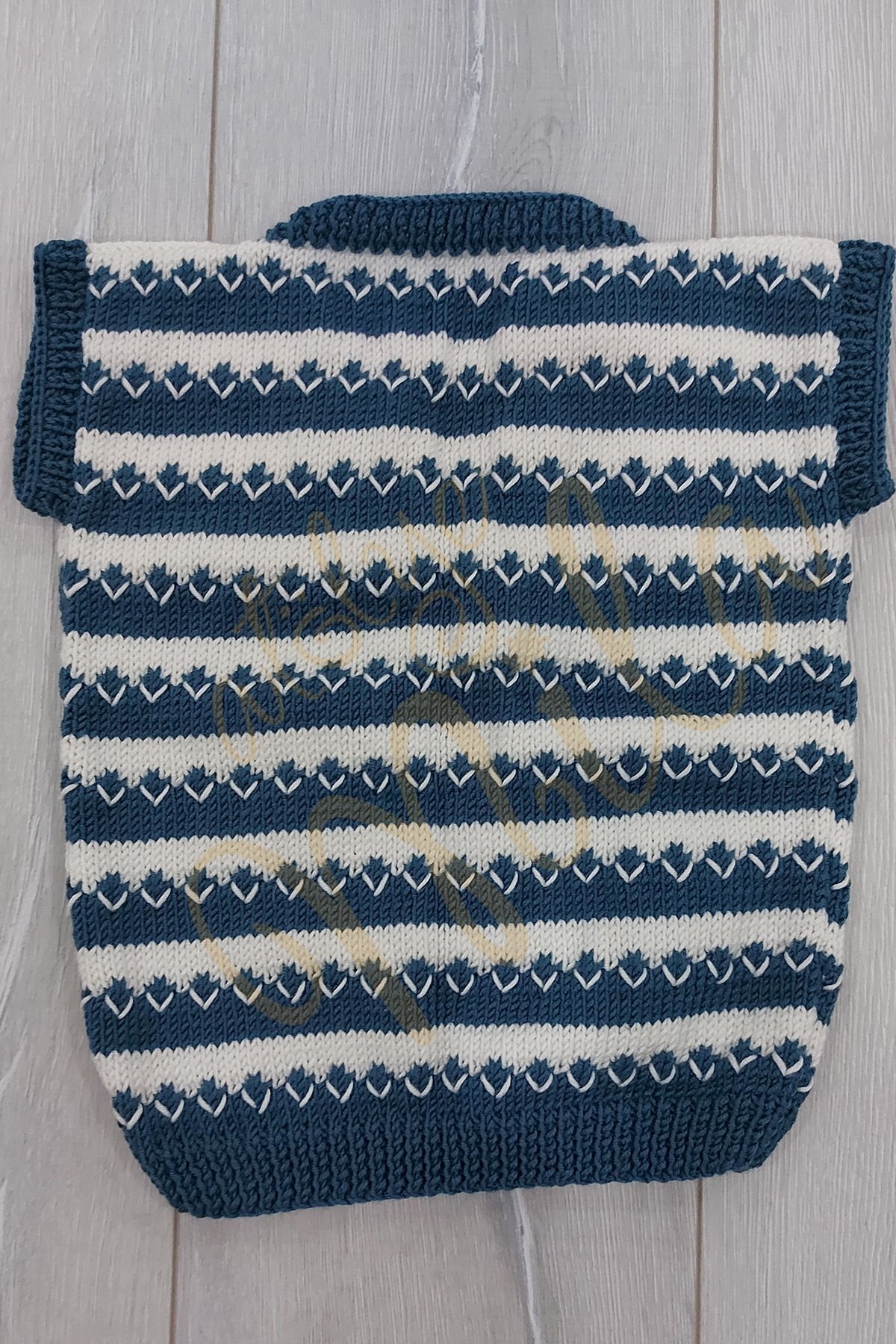 Yeşil - Beyaz Yelek