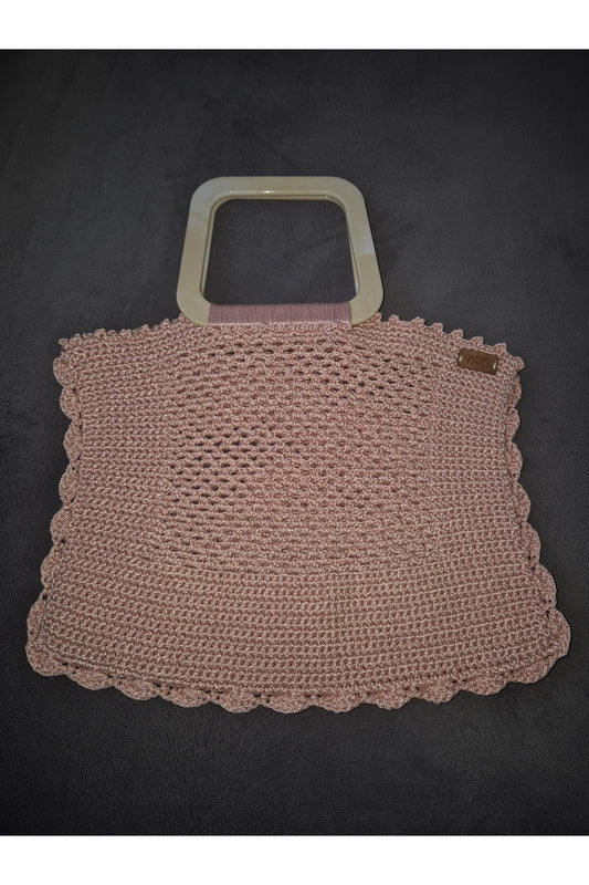 ÖRGÜ MAKROME EL ÇANTASI