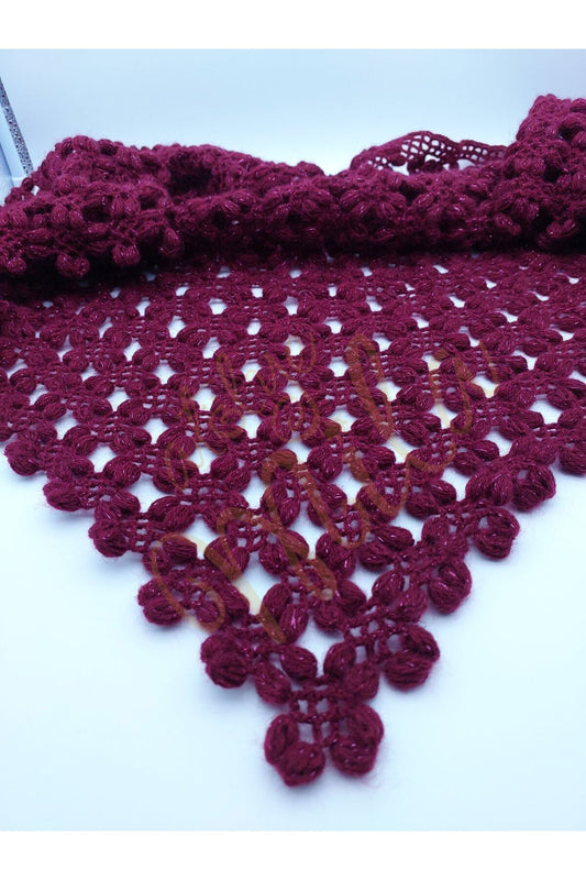 Mürdüm Pıtırcık Model Şal