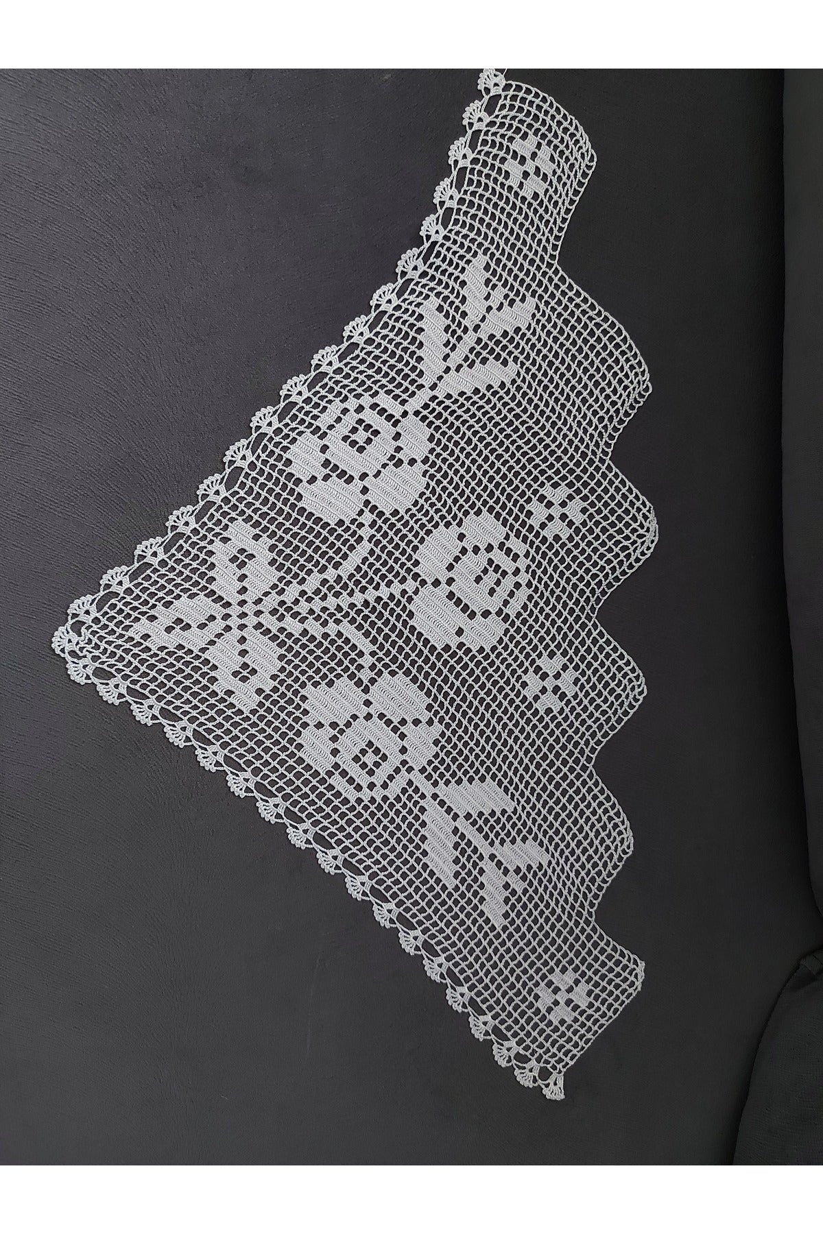 ÜÇ GÜLLÜ DANTEL BOHÇA KENARI- ÇEYİZ