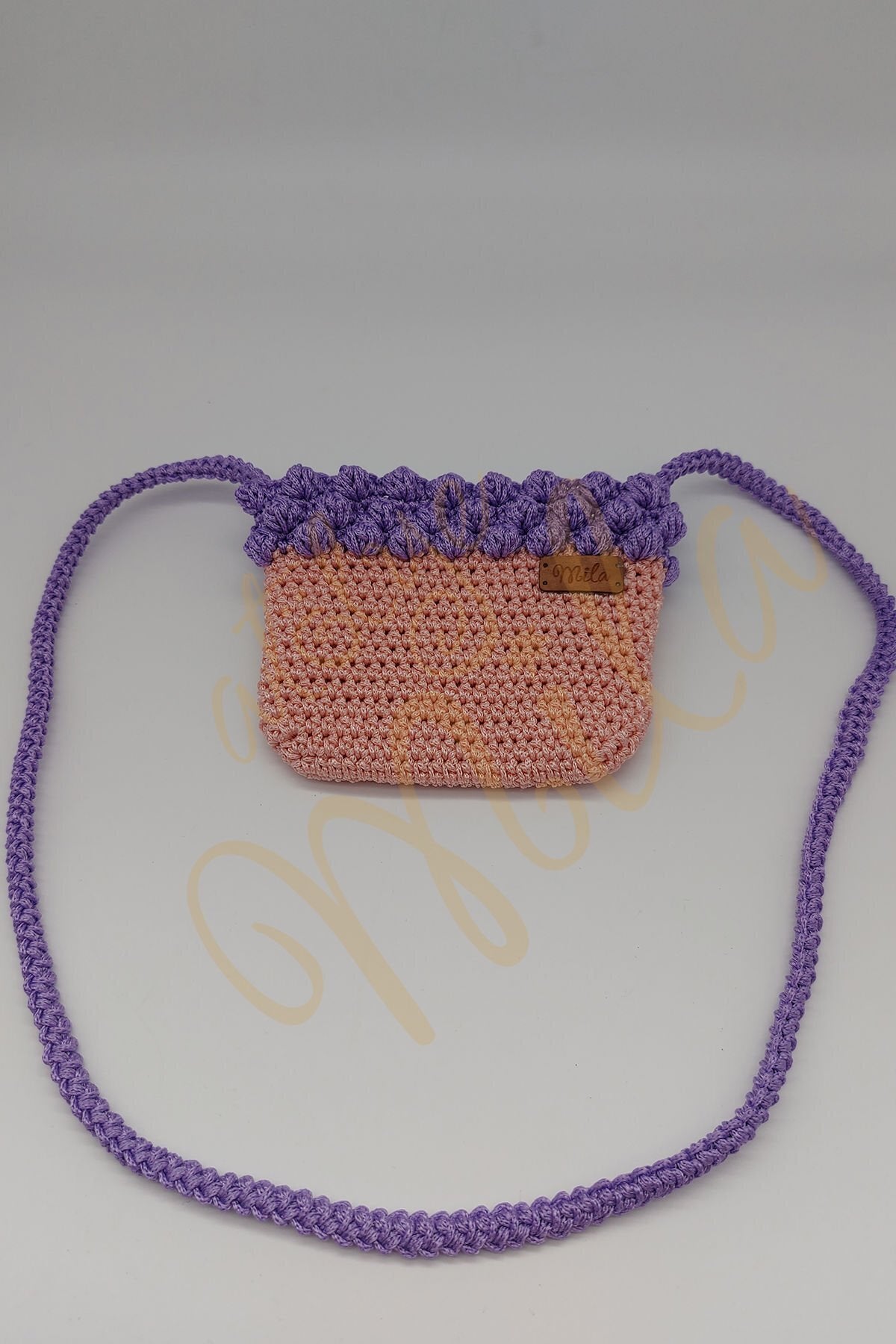 Pembe - Mor Çocuk Çantası