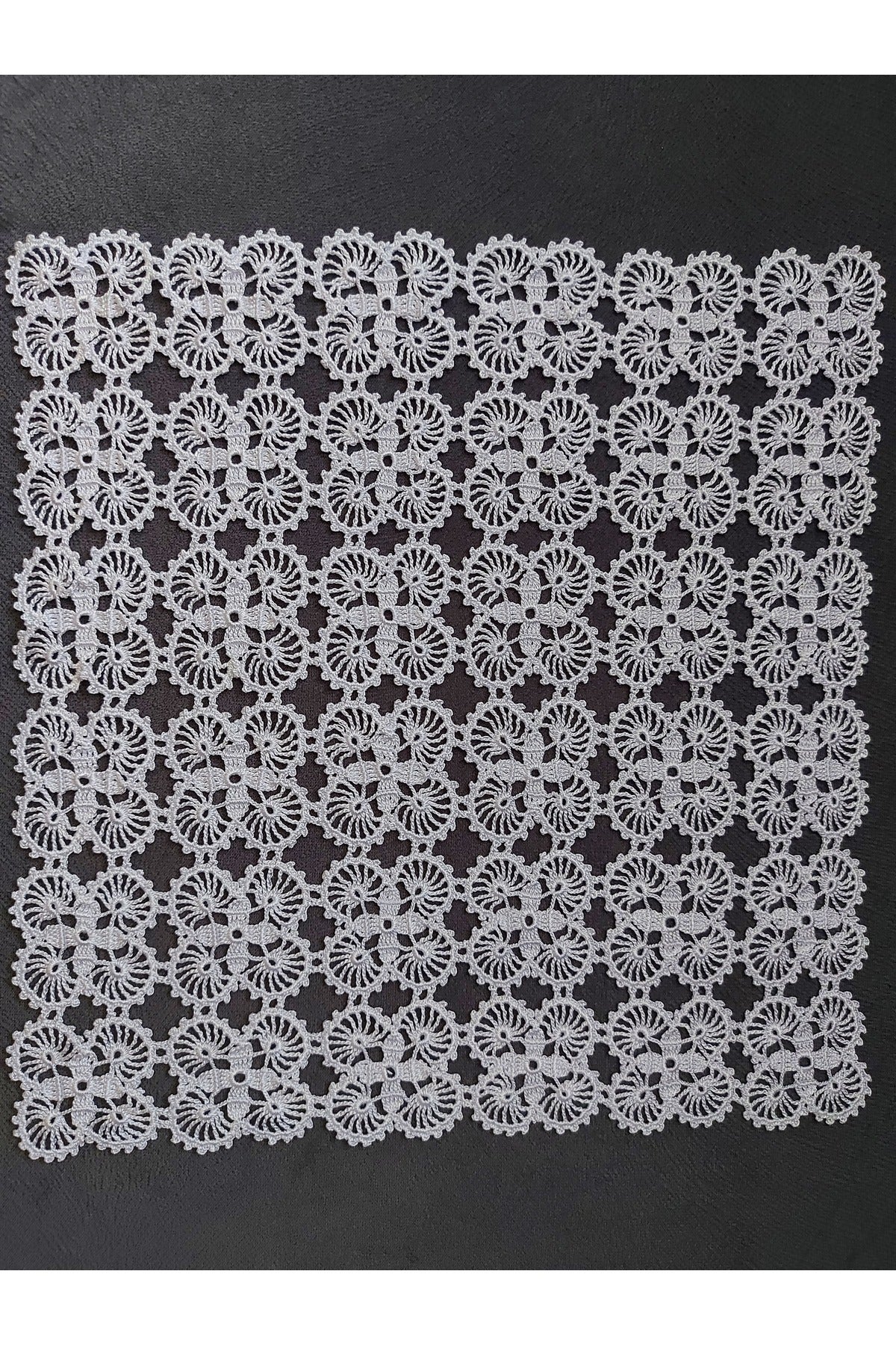 YELPAZE ÇİÇEKLİ DANTEL ÖRTÜ- ÇEYİZ