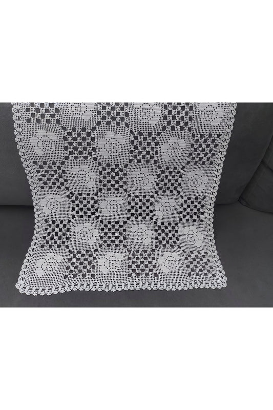 GÜLLÜ DANTEL ŞİFONYER- MASA ÖRTÜSÜ- ÇEYİZ