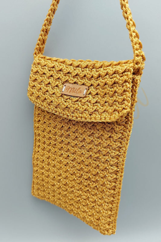 Hardal Telefon Çantası