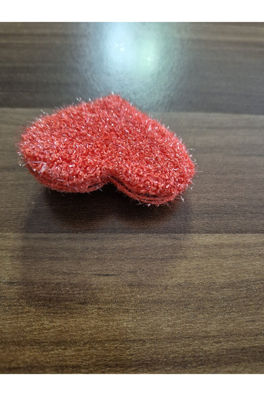 PEMBE SİMLİ İP KALPLİ PUNCH TOKA