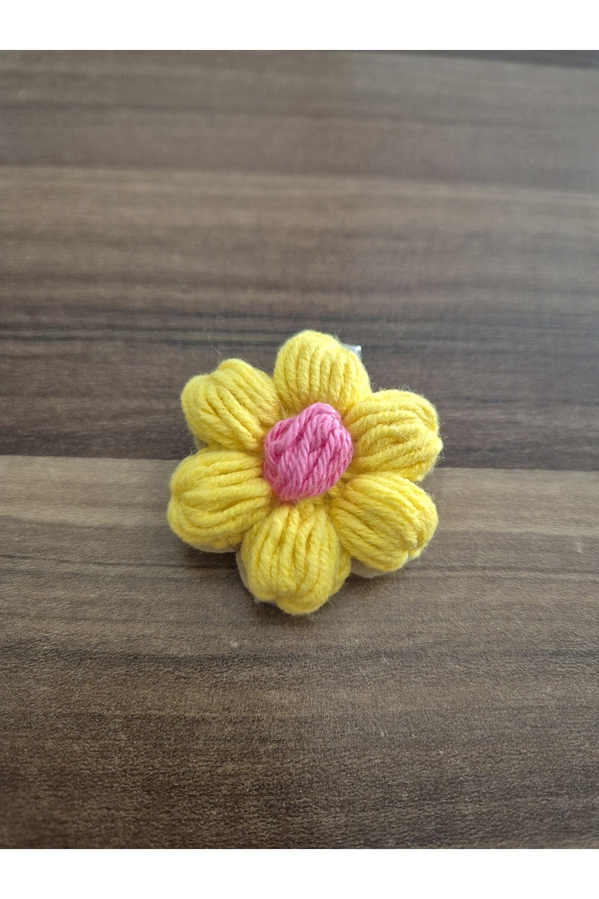 SARI PEMBE PAPATYA ÖRGÜ TOKA