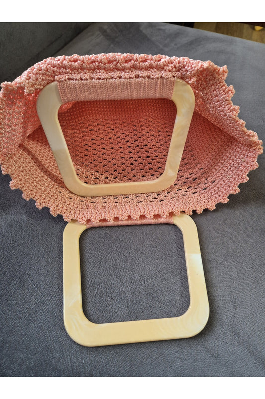 ÖRGÜ MAKROME EL ÇANTASI