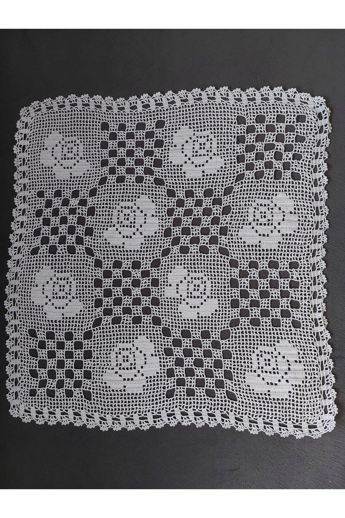 GÜLLÜ DANTEL ÖRTÜ- ÇEYİZ