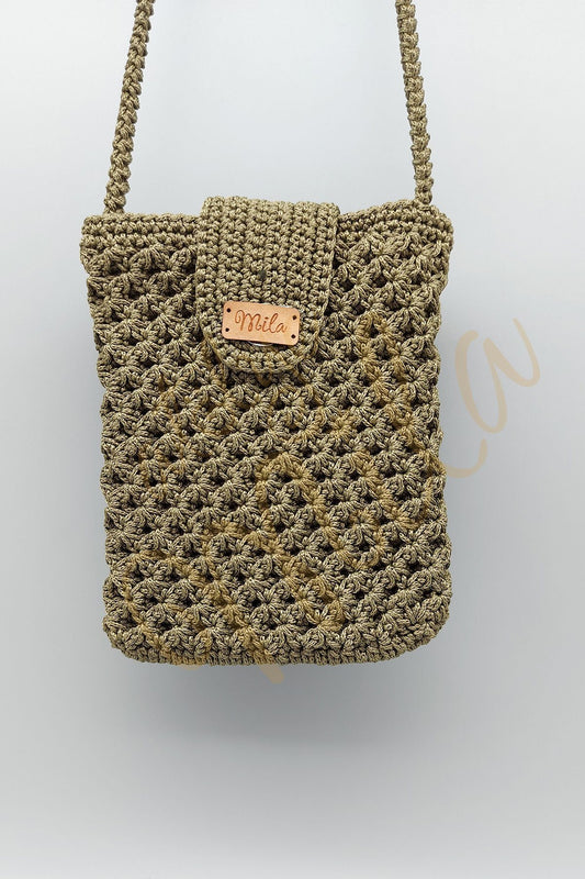 Yeşil Deniz Yıldızı  Telefon Çantası