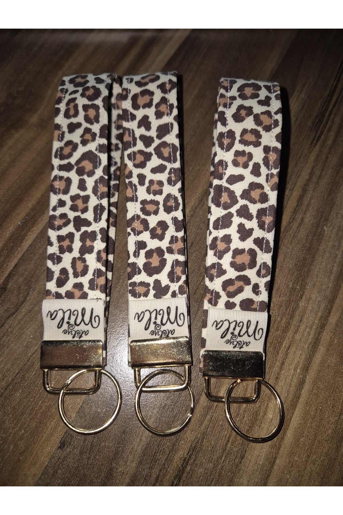 LEOPAR DESENLİ GOLD ANAHTARLIK