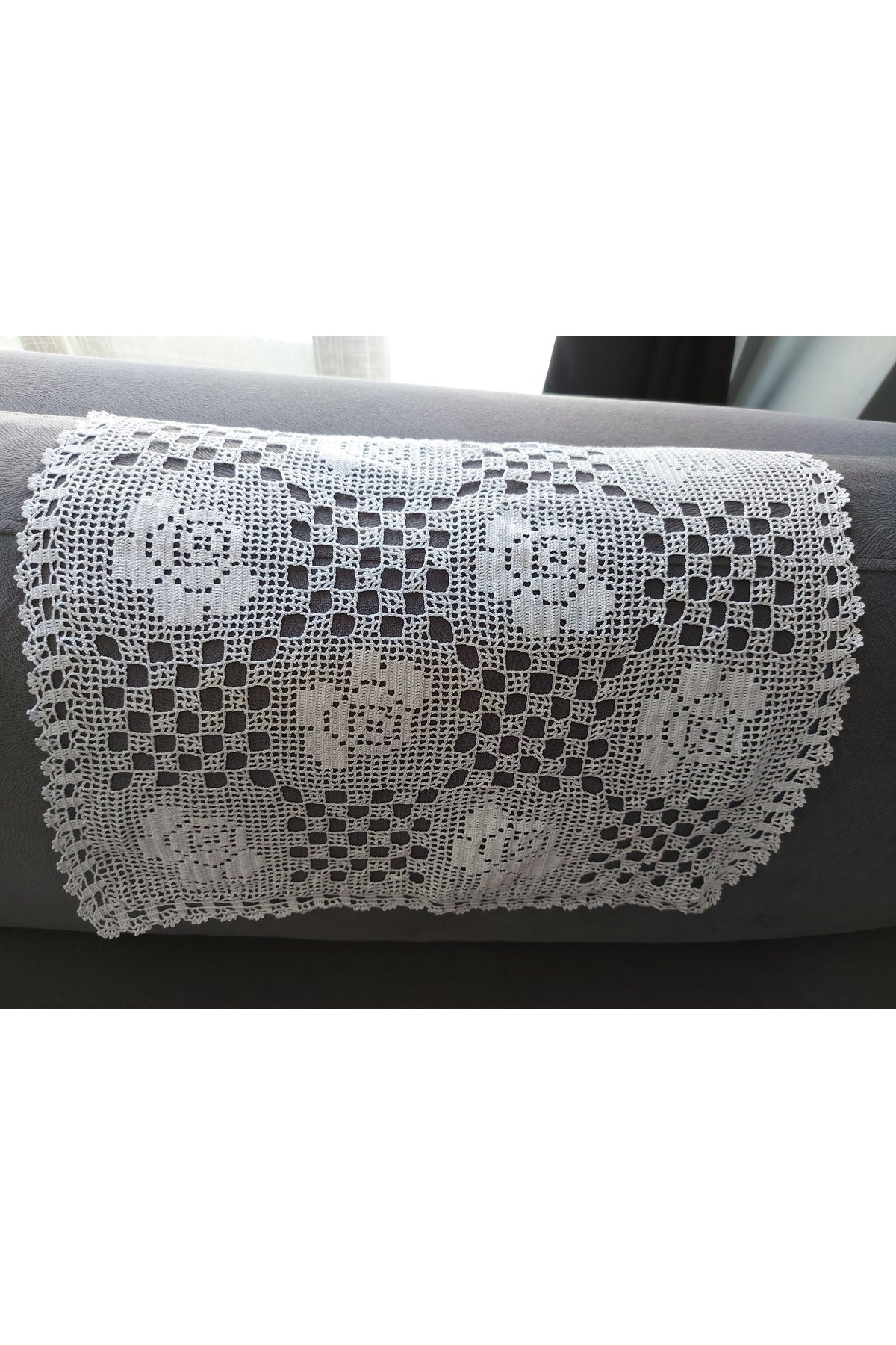 GÜLLÜ DANTEL ÖRTÜ- ÇEYİZ