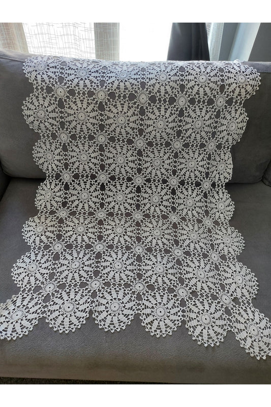 DANTEL MASA- ŞİFONYER ÖRTÜSÜ- ÇEYİZ