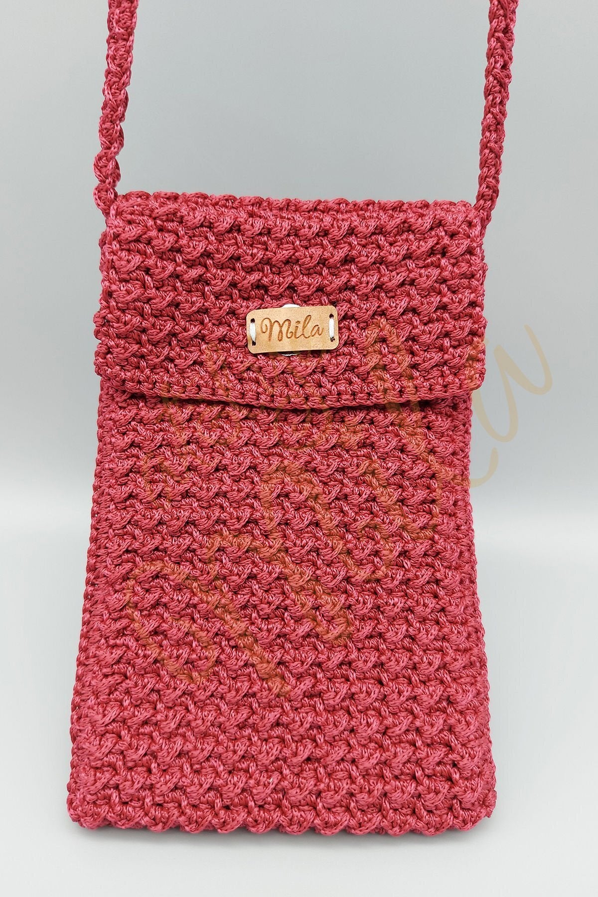 Vişne Çürüğü Telefon Çantası