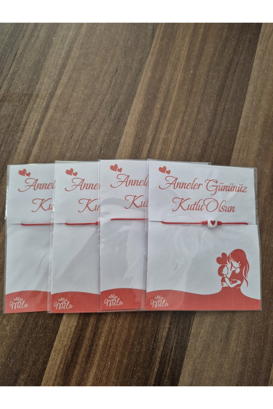 KALPLİ ANNELER GÜNÜ HEDİYESİ BİLEKLİK