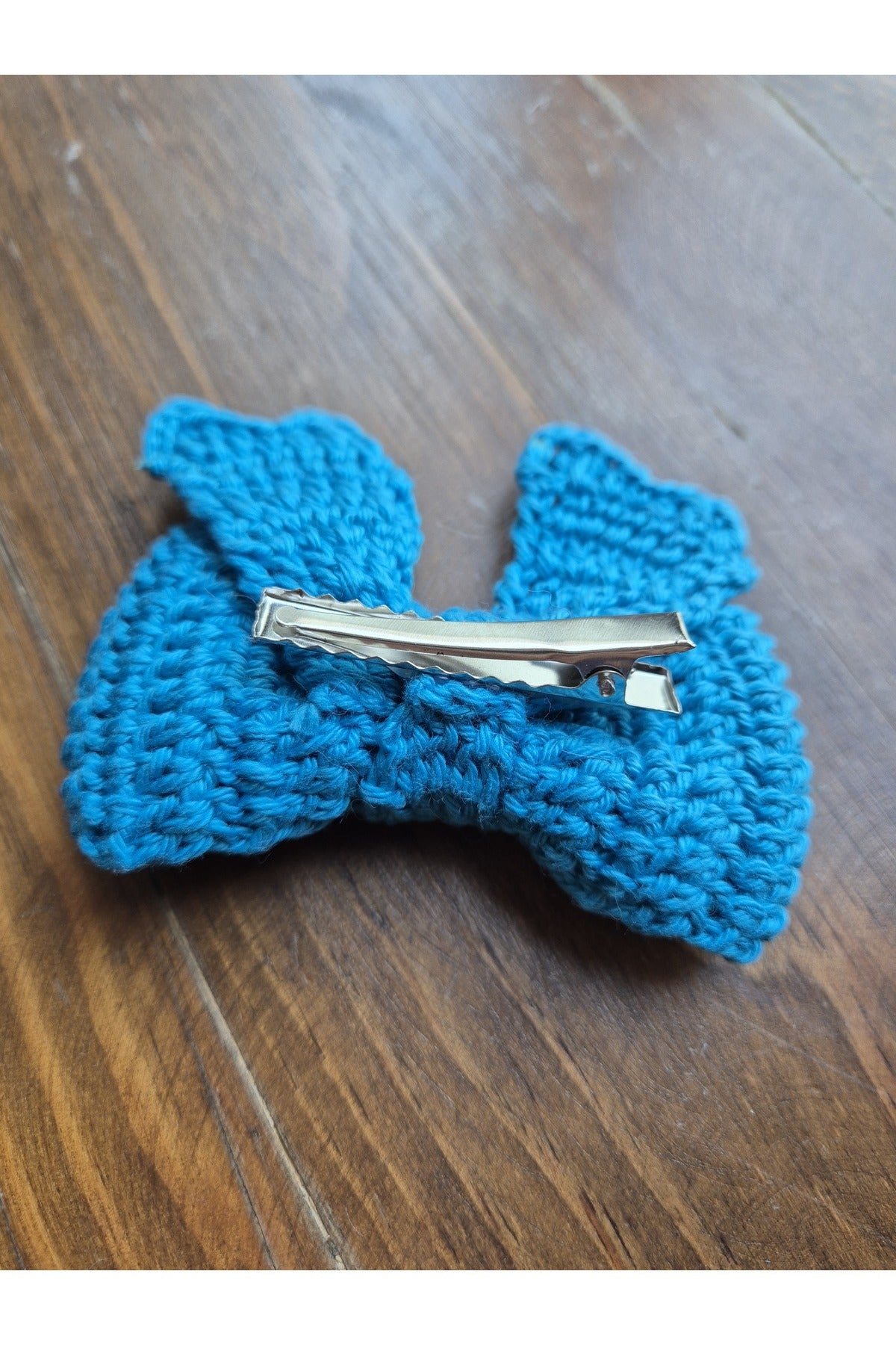 MAVİ ÖRGÜ FİYONK TOKA