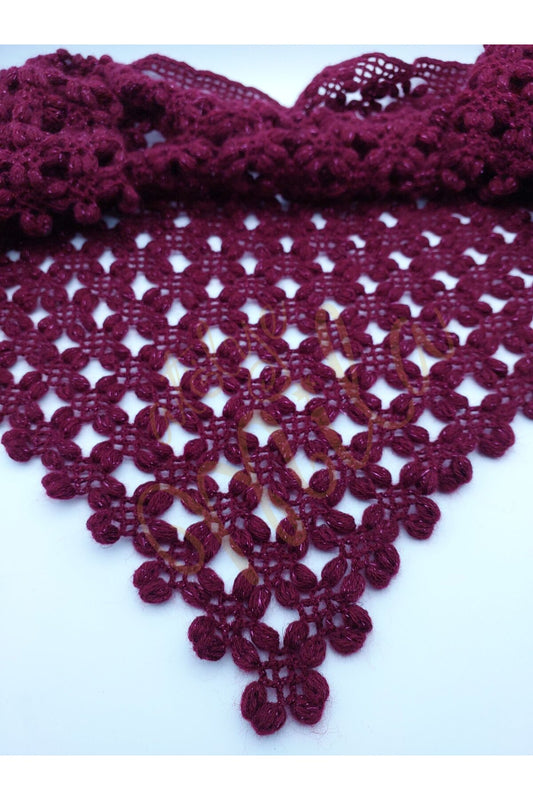 Mürdüm Pıtırcık Model Şal