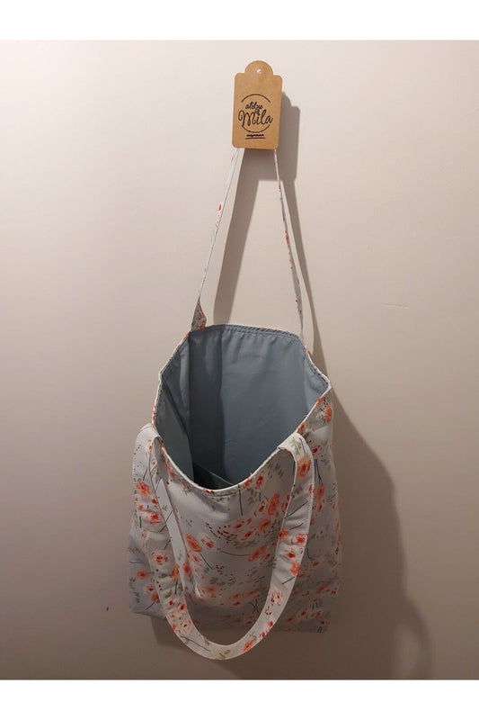 Bahar Dalı Kumaş Omuz Çantası